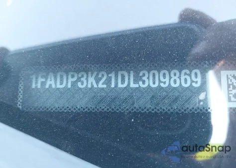 2013 Ford Focus Se из США, поврежденный, VIN 1FADP3K21DL309869